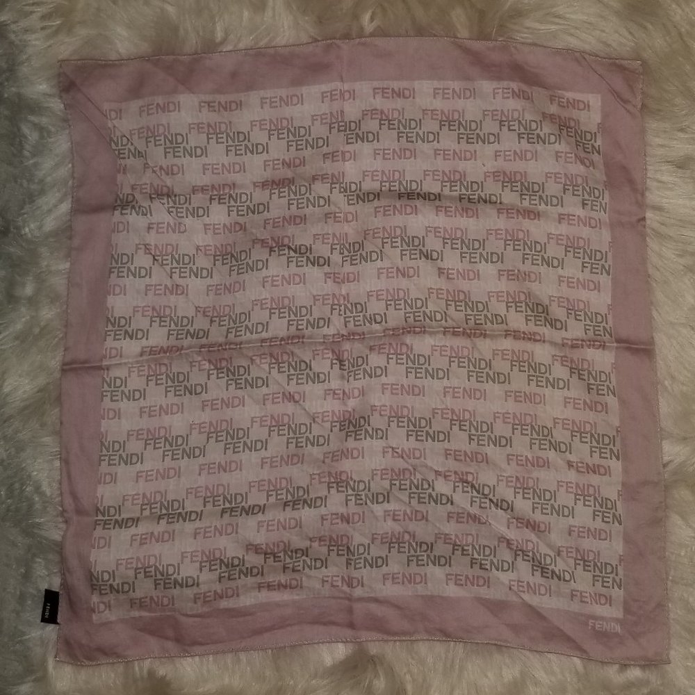 Authentic Fendi Print Handkerchief